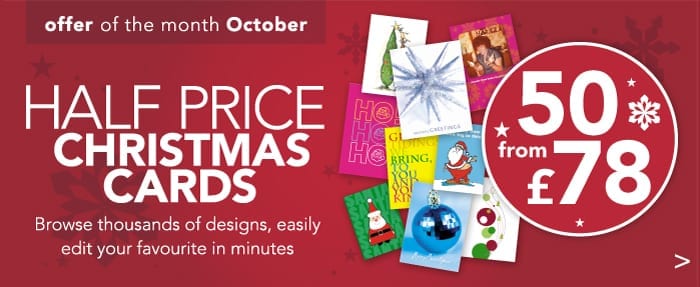 Half Price Christmas Cards